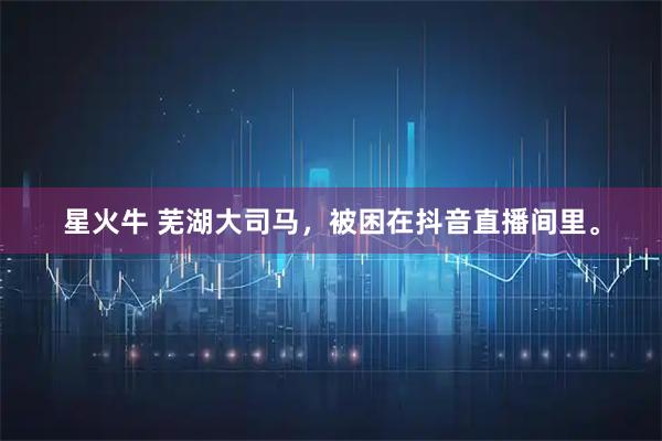 星火牛 芜湖大司马，被困在抖音直播间里。